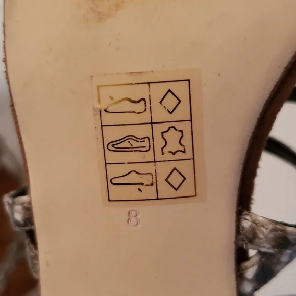 Free People x Jeffrey Campbell Despina heeled Sandals 8 EUC - Picture 13 of 15